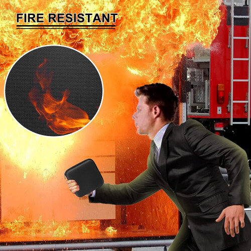 CD DVD Storage Case Fireproof EVA 32-Count 1