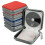 CD case hard plastic 40-disc wallet with zipper 2