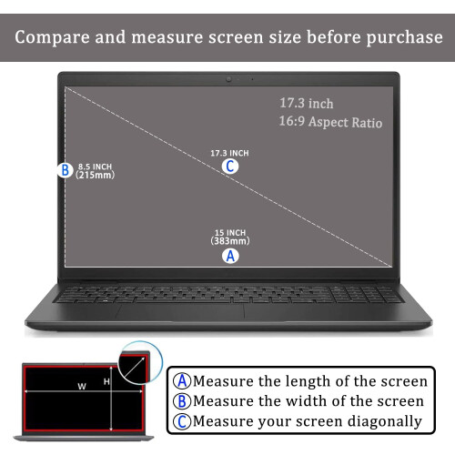 Screen Protector for HP 17.3" Laptops 2 Pack 1