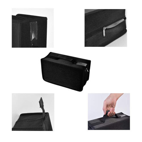 CD case nylon disc storage wallet 160 capacity 2