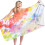 Serviette de plage carrée tie-dye à séchage rapide 75 x 150 cm 3