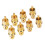 Gold Plated RCA Protector Caps Copper Dust Caps 8PCS 2