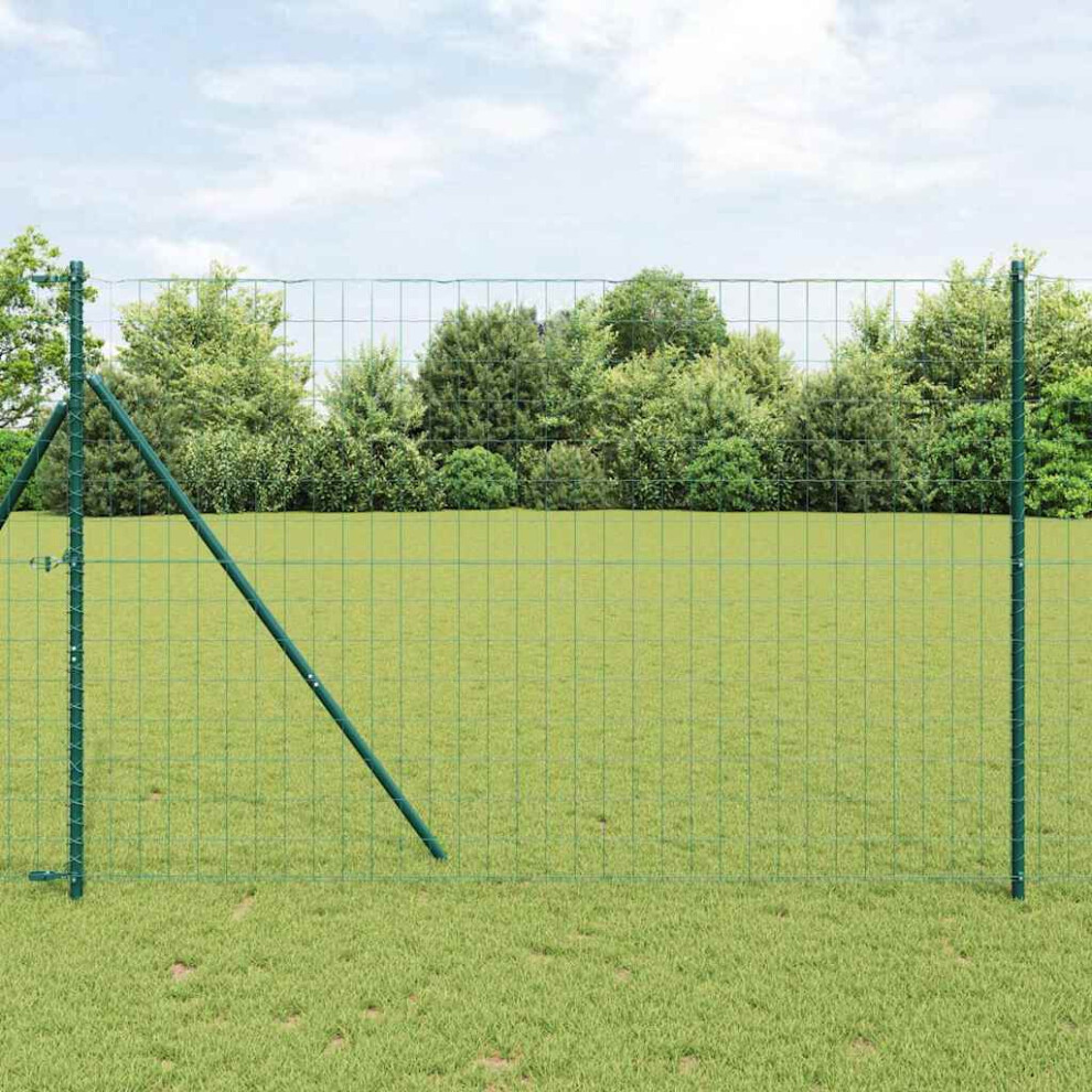 Vidaxl Ground Fix Welded Wire Fence 10 X 1.6 M (W X H)