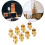 Gold Plated RCA Protector Caps Copper Dust Caps 8PCS 6