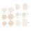 Basket Bottom Shaper Wooden Base Smooth Edge Square Round 1 6