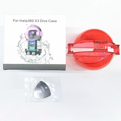 Insta360 X3 dive filter waterproof case red 1