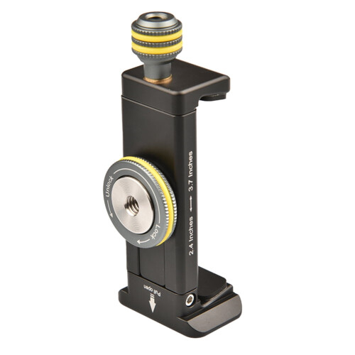 Cell Phone Tripod Mount with Triple 1/4-inch Threads 1