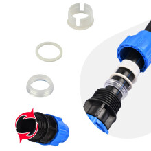 (End cap) Pe Connector Pipe Fittings 32mm Water Tube Direct Connection Joint Fast Connection Ball Valve Agriculture Irrigation Accessories