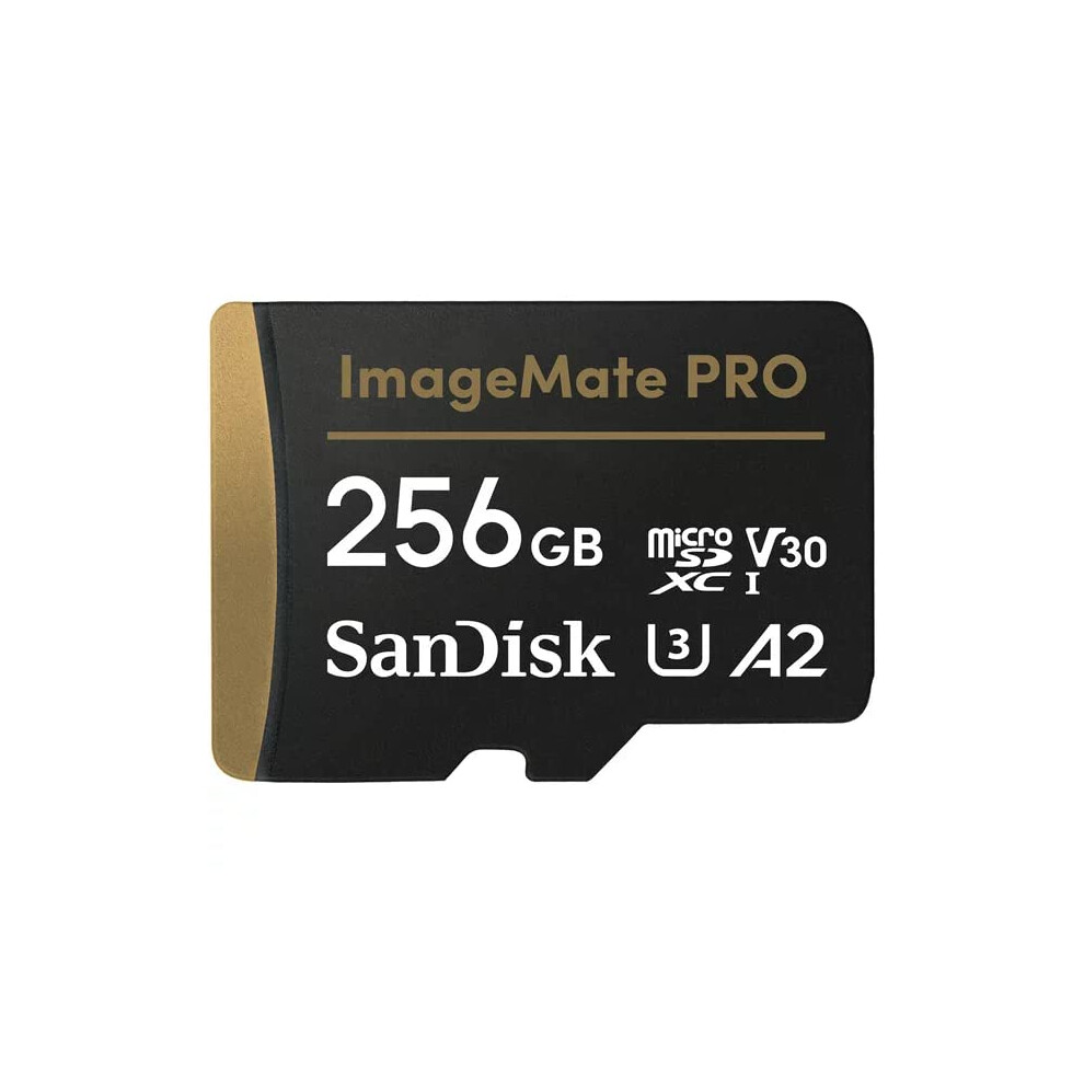 Sandisk 256Gb Imagemate Pro Microsdxc Uhs-1 U3, V30, 4K Uhd, A2