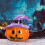 Halloween mini cartoon statue ghost pumpkin bat 3 pcs 8