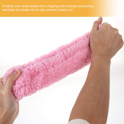 Kids Skating Blade Covers Elastic Plush 2 Pairs 1