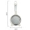 Kitchen Fine Mesh Strainer with Plastic Handle 1pc 5