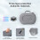 VR Headset Carrying Case Shockproof for Meta Quest 3S 8