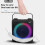 RGB Light Center Audio Karaoke System Black 10W 5