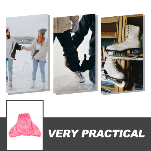 Skate Covers Polyester Skating Sleeves Pink 1