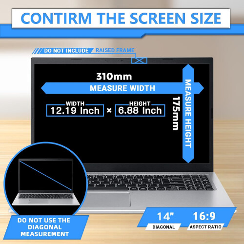 Magnetic Privacy Screen for 14-inch Laptop 1