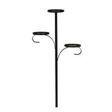 Black Triple Tree Topper for Christmas Candelabra 3-Tier
