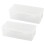 Extra Large Clear Pencil Case Stackable Plastic 1 Pack 1