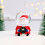 Christmas Snow Globe Santa Figurine 2.7in 6