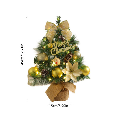 Mini Christmas Tree with Lights 45cm or 60cm Artificial 2
