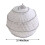 Christmas ornaments black irregular ball hanging decor 6 pcs 3