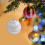 Christmas ornaments black irregular ball hanging decor 6 pcs 5
