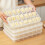Contenitore per alimenti in plastica trasparente con 21 scomparti, ideale per ravioli. 7