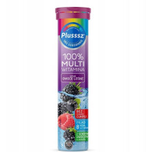 Polski Lek Plusssz 100% Multiwitamina Owoce Leśne 20 Tabl.