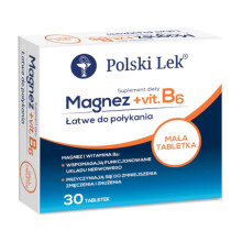 Polski Lek Magnez + Vit. B6 - 30 Tabl.
