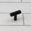 (40mm Pull) Matt Black Hexagon Cabinet Kitchen Handles 3