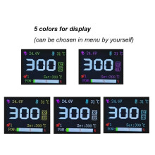 T12 Lötkolben STC Temperaturregler V2.3 Digitale DIY-Kits 1,8 Zoll TFT-LCD-Bildschirm GX12-5 Griff Auto-Schlaf