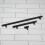 (40mm Pull) Matt Black Hexagon Cabinet Kitchen Handles 9