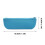Translucent silicone pencil case with zipper, 5 colors 2