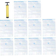 Vacuümcompressie Opbergzakken 60x80cm Ruimtebesparende Organizer voor Kleding en Beddengoed met 10 Stuks Compressiezakken voor Thuis