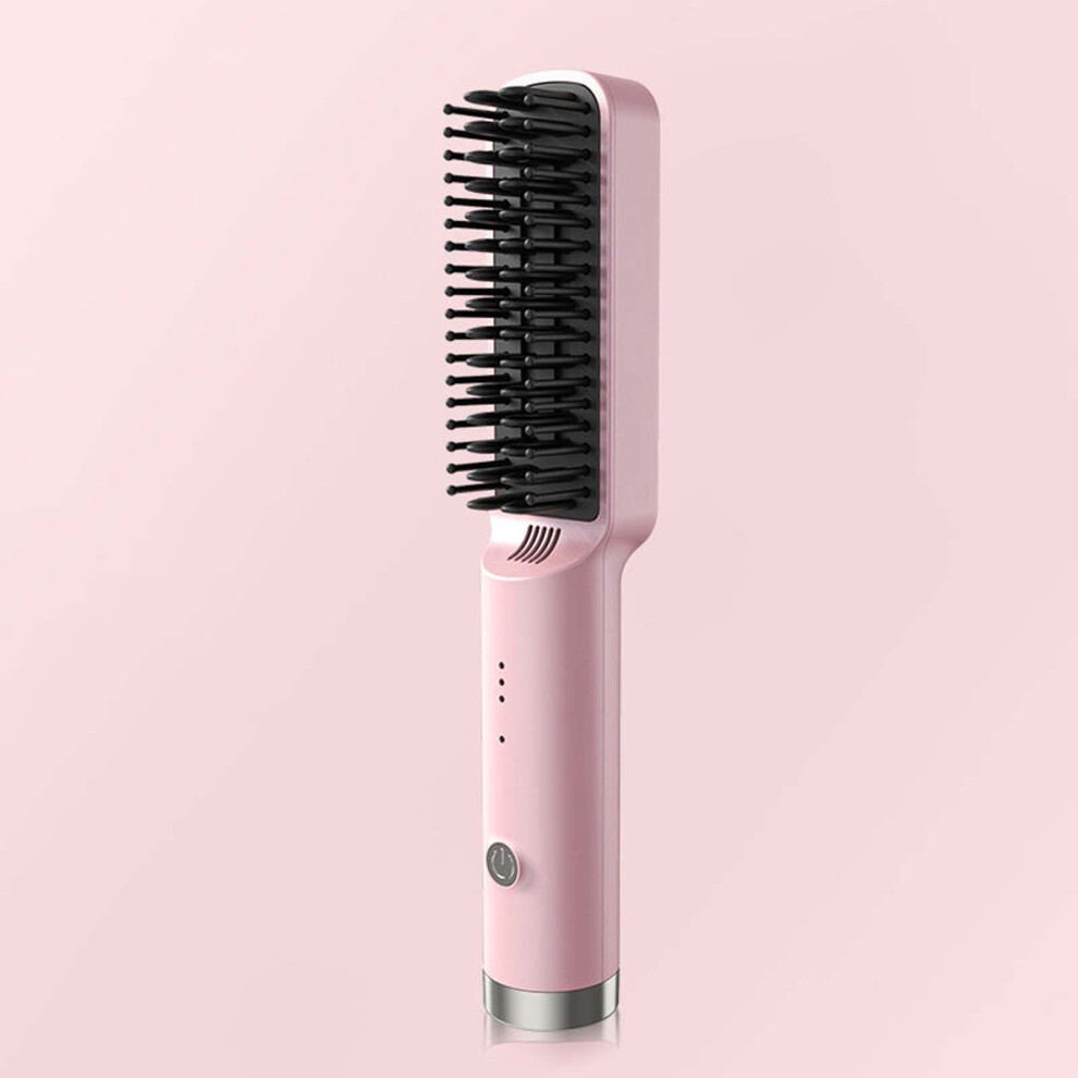 Rechargeable Mini Hair Straightening Brush Cordless