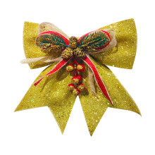 Décorations de Noël pour la maison WJSXC, pendentif nœud papillon 3D grand format, compatible avec les décorations de fêtes et d'hôtels, à