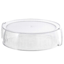 Couvercle pour assiette avec poignée pour micro-ondes - Protection anti-éclaboussures pour réchauffer les pâtes et les restes