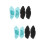 Skate Blade Covers Microfiber 4 Pairs 1