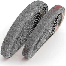 Bandes abrasives 13 x 457 mm. Jeu de 30 bandes abrasives pour ponceuses Ă bande Black & Decker.