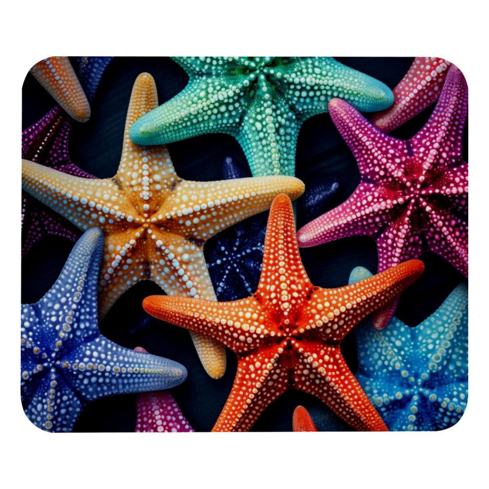 Starfish Colorful Desk Mat Rubber Base Small 917087608862