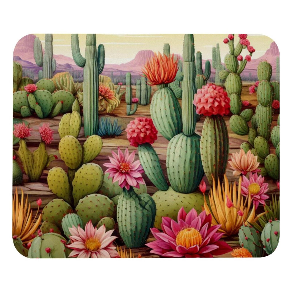 Cactus Cartoon Mouse Pad Smooth Surface 3Mm Thick 917087608848