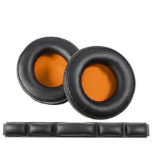 Coussinets d'oreille et arceau noirs, pièces de rechange pour casque Siberia 800/840 (2 pièces)