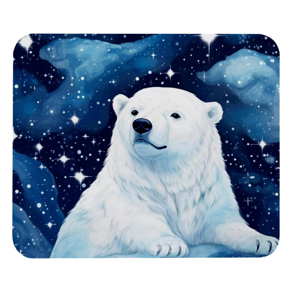 Polar Bear Starry Sky Mouse Pad Ergonomic 3D Design 917087608688