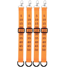 Referee Number Chain Clip for Football Linesman Umpire 4 Pcs