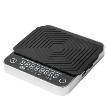 Balanza de café recargable de alta precisión, mini balanza electrónica para espresso, uso en exteriores y cocina.