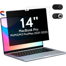 Ochrana soukromí kompatibilní s MacBookem Pro 14 palců (2021-2023, M1, M2, M3) - A2918A2992A2442A2779, magneticky odnímatelná