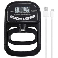 Dinamómetro manual de 265 libras / 120 kg - Entrenador electrónico de fuerza de agarre