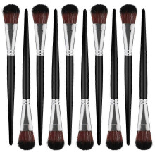 10 pinceles de mopa para pintura acrílica, pinceles para difuminar pintura acrílica, pinceles ovalados para difuminar pintura al óleo para gouache