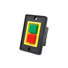 Bouton de commande QCS1 Meuleuse triphasée Presse à boucle Perceuse d'établi Machine-outil Petite plaque Interrupteur marche/arrêt
