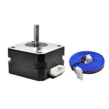 Moteur pas à pas 42, hauteur 26 mm, 4 fils, 12-24 V, avec câbles de 1 m pour imprimante 3D (pièces d'extrudeuse en J)